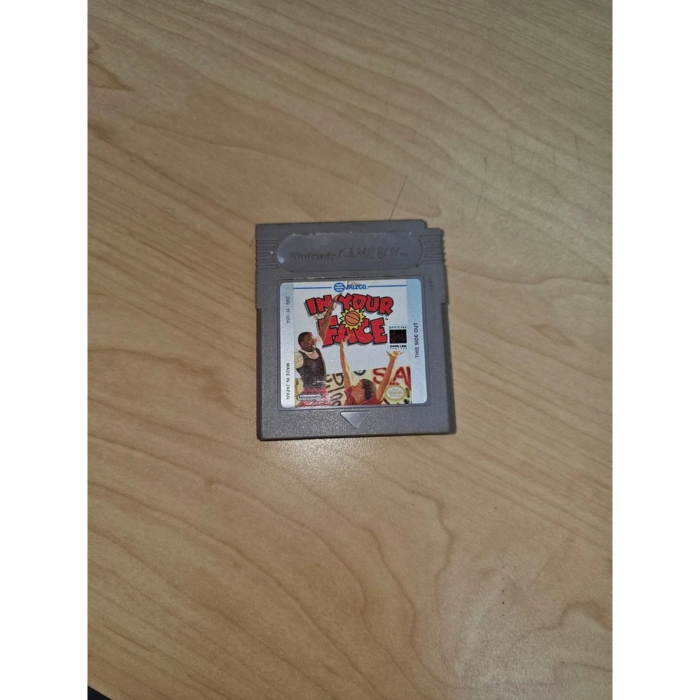 Nintendo Game Boy Color Games Lot Babe and Friends In Your Face Basketball DMG